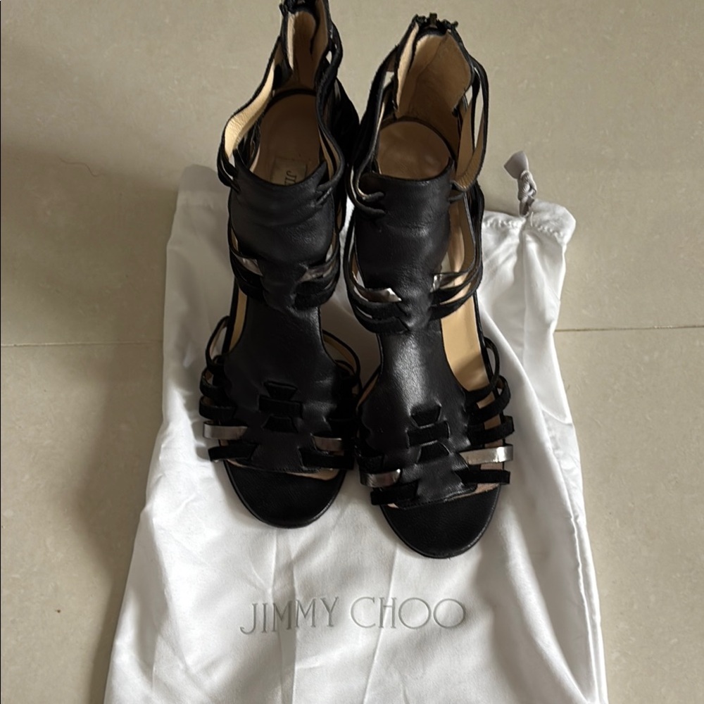 Jimmy Choo Black Women's Sandals